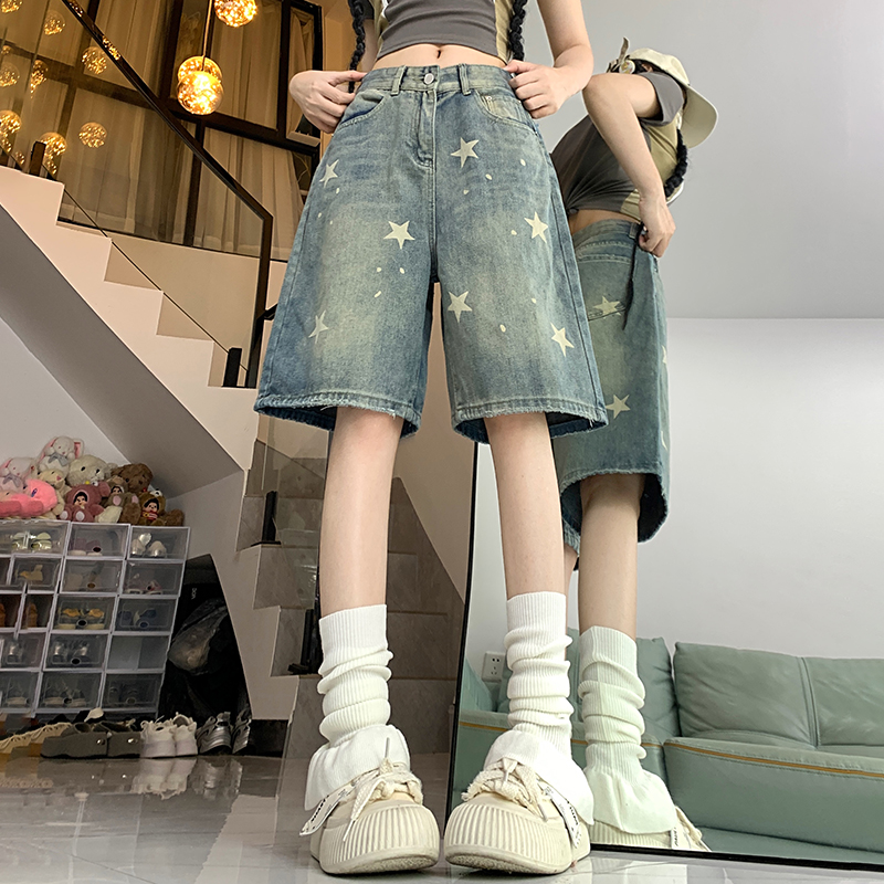 Florian Shorts Star Denim Print