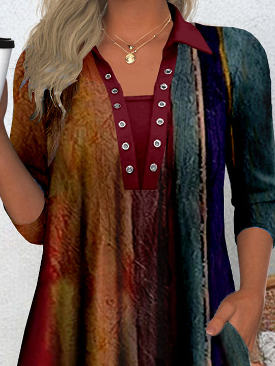 Women's Long Sleeve Scoop Neck Graphic Tops