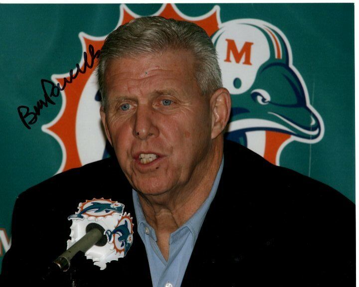 BILL PARCELLS signed autographed NFL MIAMI DOLPHINS 8x10 Photo Poster painting