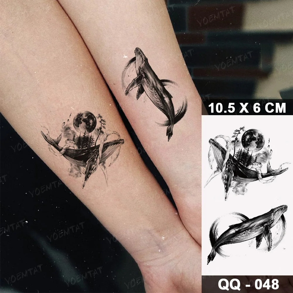 Transfer Temporary Tattoo Stickers Butterfly Flower Realistic Sexy Flash Tatoo Women Men Arm Waist Line Body Art Fake Tatto Cool
