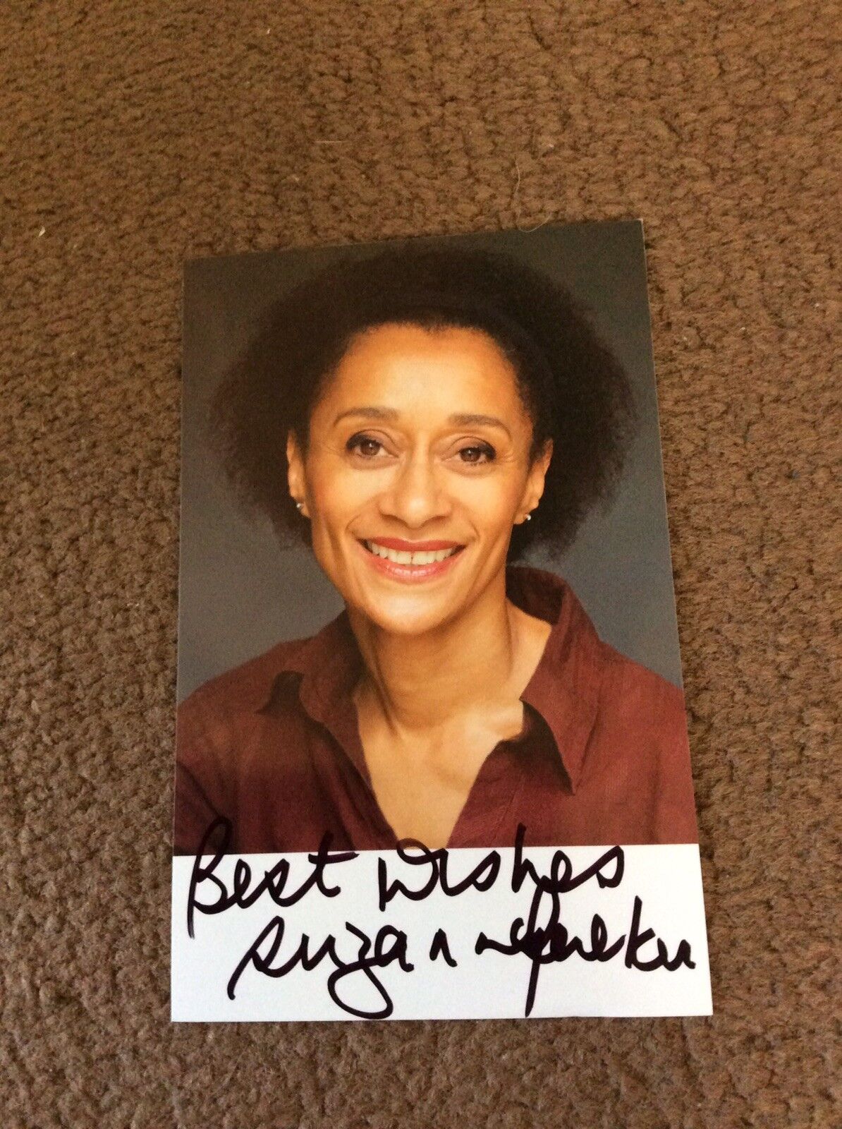 SUZANNE PACKER (CASUALTY & BROOKSIDE) SIGNED Photo Poster painting- UNDEDICATED