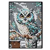 (US Local)5D DIY Owl Diamond Art Painting Notebook Kit Crystal Notepad Sketchbook Gifts