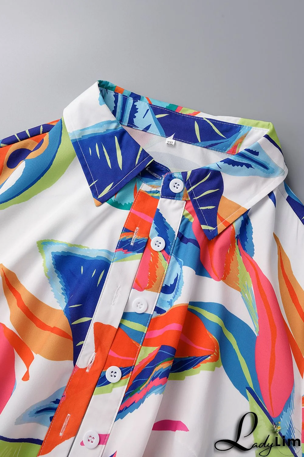 Purple Casual Print Patchwork Fold Turndown Collar A Line Plus Size Dresses