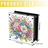(US Local)Flowers DIY Money Storage Box Diamond Painting Art Piggy Bank for Beginners
