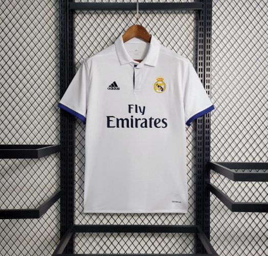 Retro 16-17 Real Madrid Home Football Shirt Thai Quality