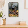 Moto - Panneaux en &eacute;tain m&eacute;tallique(20*30cm/30*40cm) - Garage