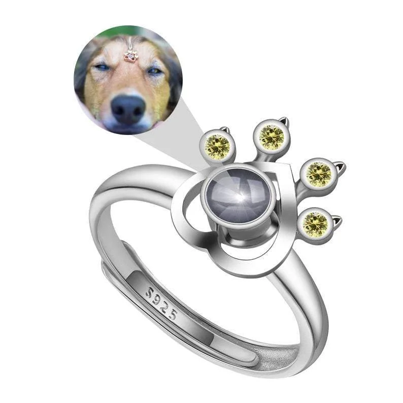 Personalized Dog Paw Necklace