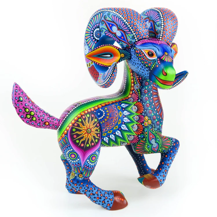 Bighorn Ram - Oaxacan Alebrije Wood Carving