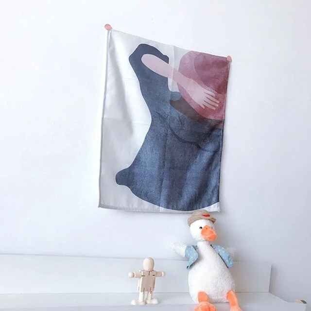 Matisse Art Tapestry Wall Decor Small Size Wall Cloth Decoration Dorm Room Decor Modern Art Ins Nordic Style 40*50CM housedecor