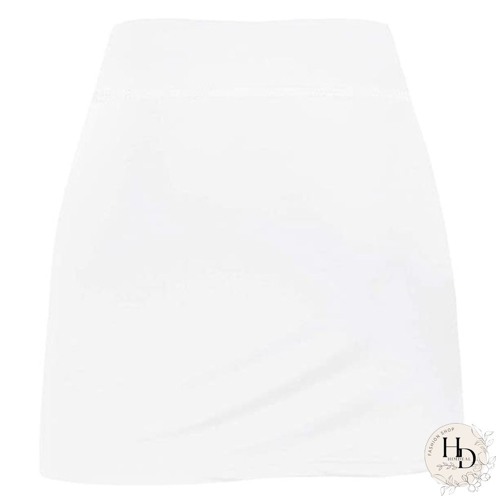 Womens Summer Athletic Tennis Skirt Golf Inner Shorts Elastic Sports Running Skort