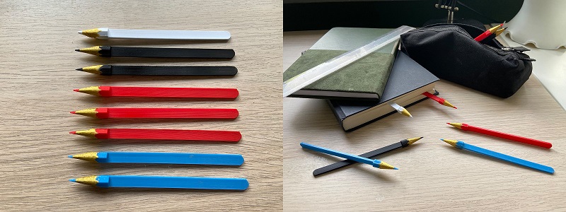 Pencil bookmarks