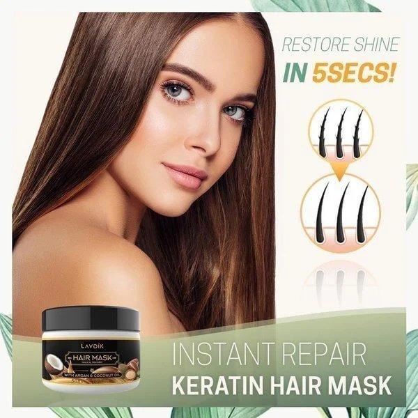 🔥LAST DAY 49% OFF 🔥ShinyHair Instant Keratin Hair Repair Mask