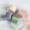 Premium Soft Chiffon See Through Flowy Ribbon Roll 2.5cm x 10m