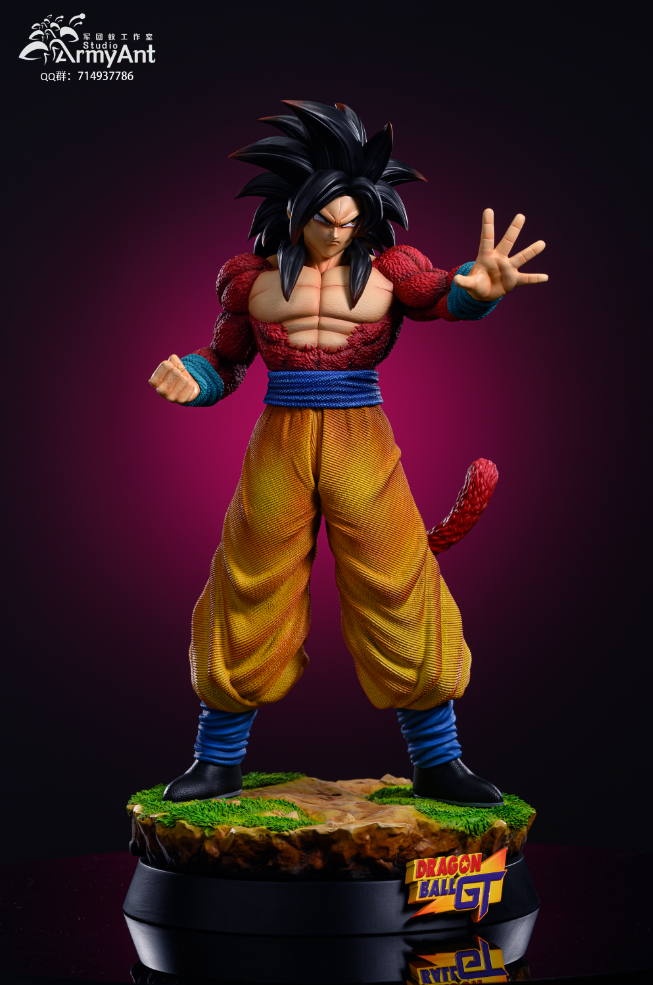 Kylin Studio Dragon Ball SSJ4 Gogeta Resin Model Painted In Stock 1/6 Scale