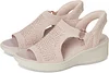 （32703）Skechers damskie Martha Stewart's Pier-lite - Park Path Hands-Free Slip-On Wedge Sandal