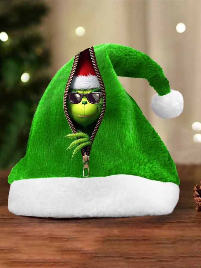 Neutral Christmas Ew People Print Hat
