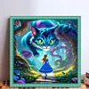 Alice And The Cheshire Cat-11CT Stamped Cross Stitch 40*40cm