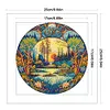 Lake-18CT Stamped Cross Stitch 25*25cm/9.84*9.84in tapestrymarket