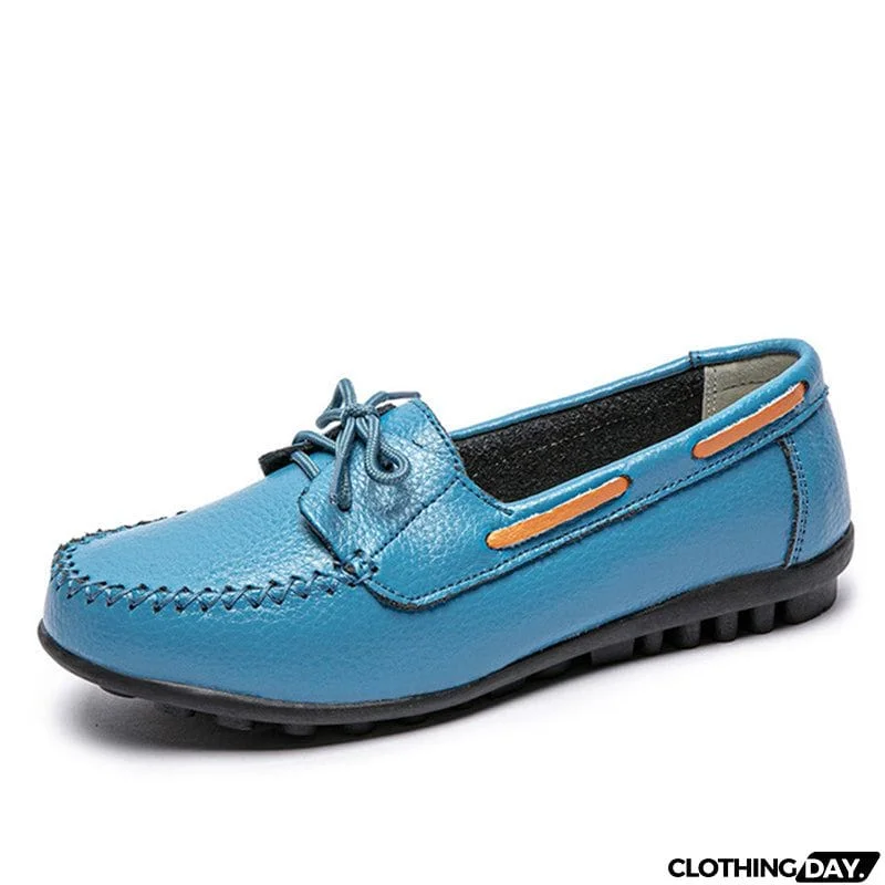 New Comfy Lace-Up Summer Loafers for Women