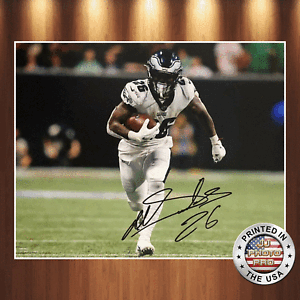 Miles Sanders Autographed Signed 8x10 High Quality Premium Photo Poster painting REPRINT