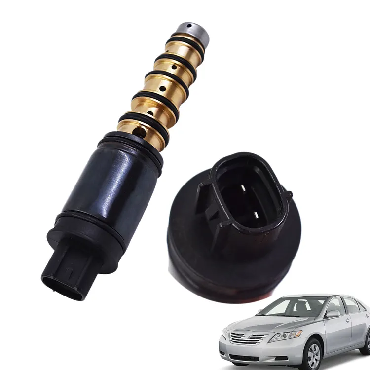 Silscvtt 1Pcs A/C Compressor Electronic Control Valve Replacement for 2007-2009 Toyota Camry