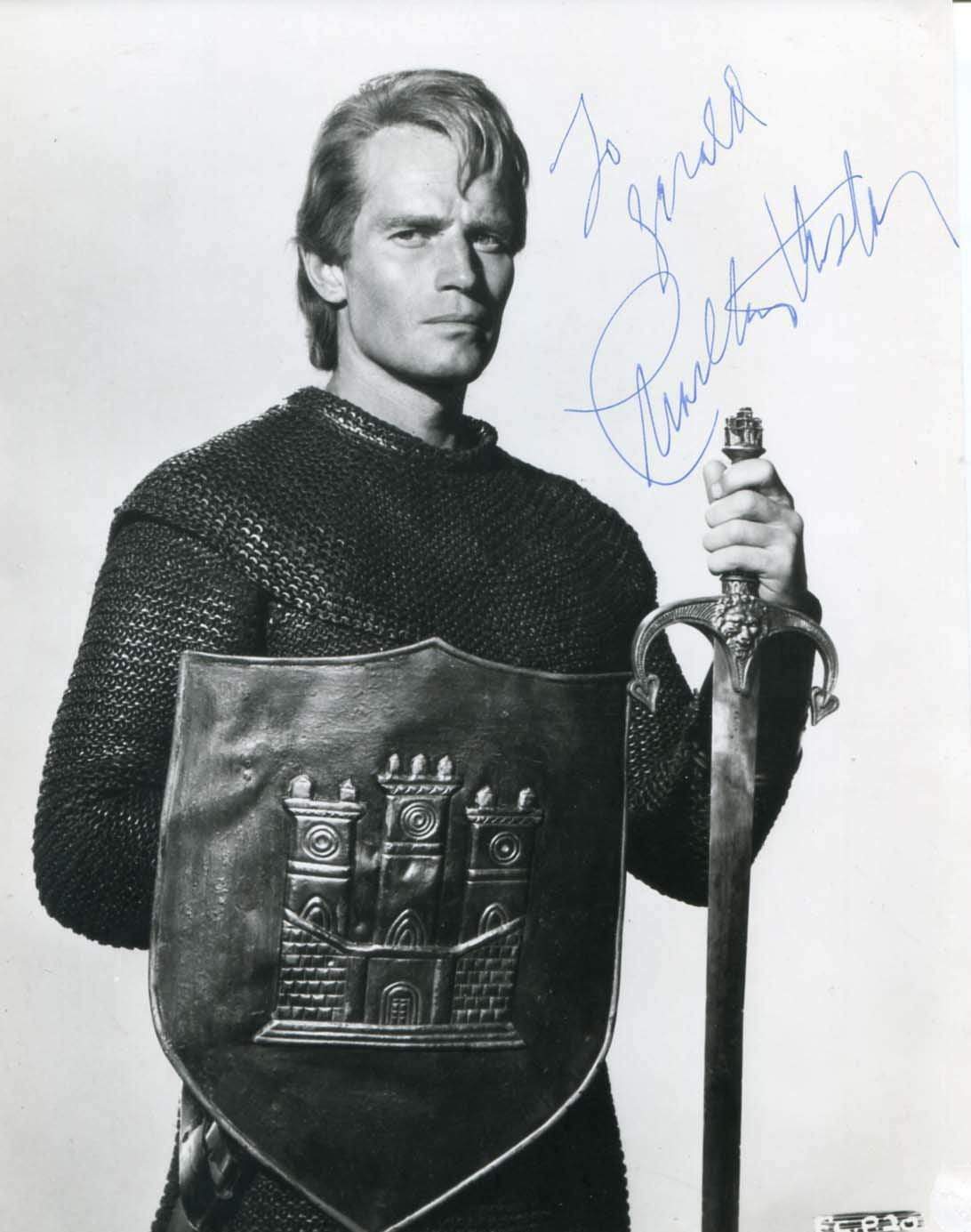 Charlton Heston OSCAR autograph, signed Photo Poster painting