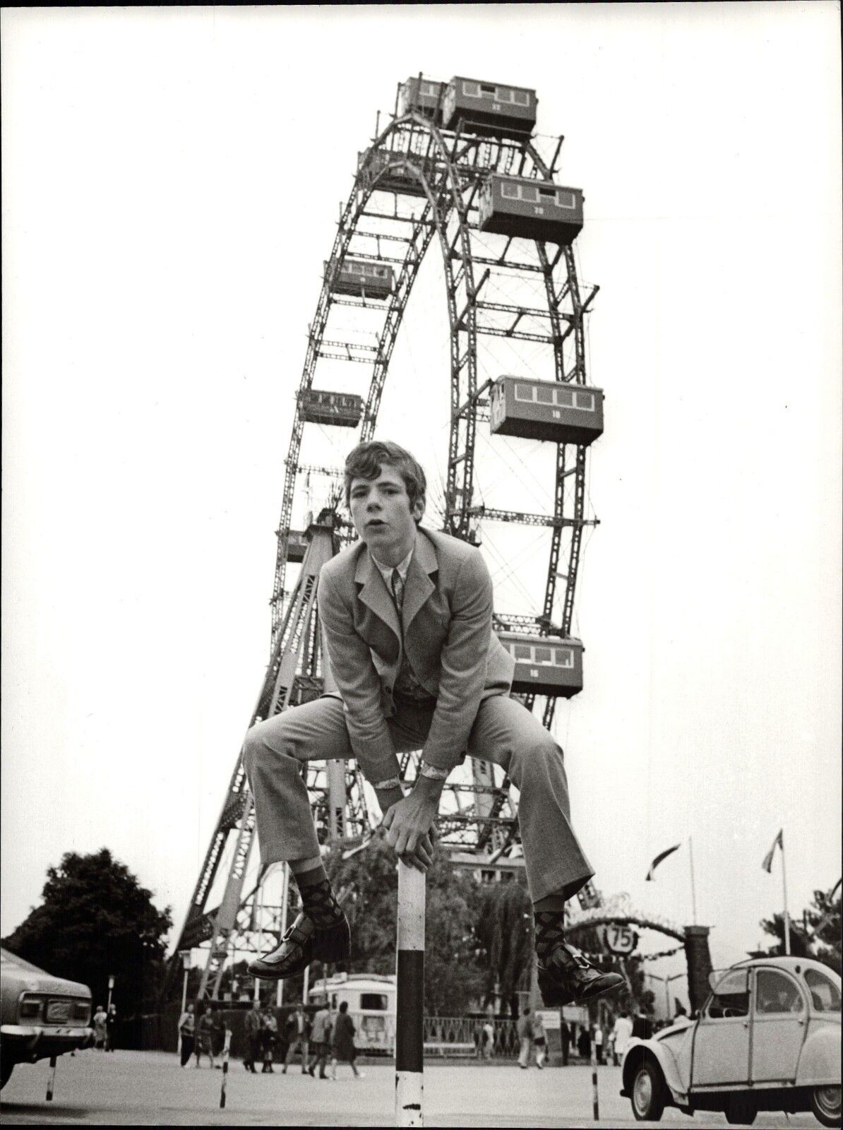 Heintje IN Vienna - Prater Vintage Press Photo Poster painting Norbert Unfried (U-4200