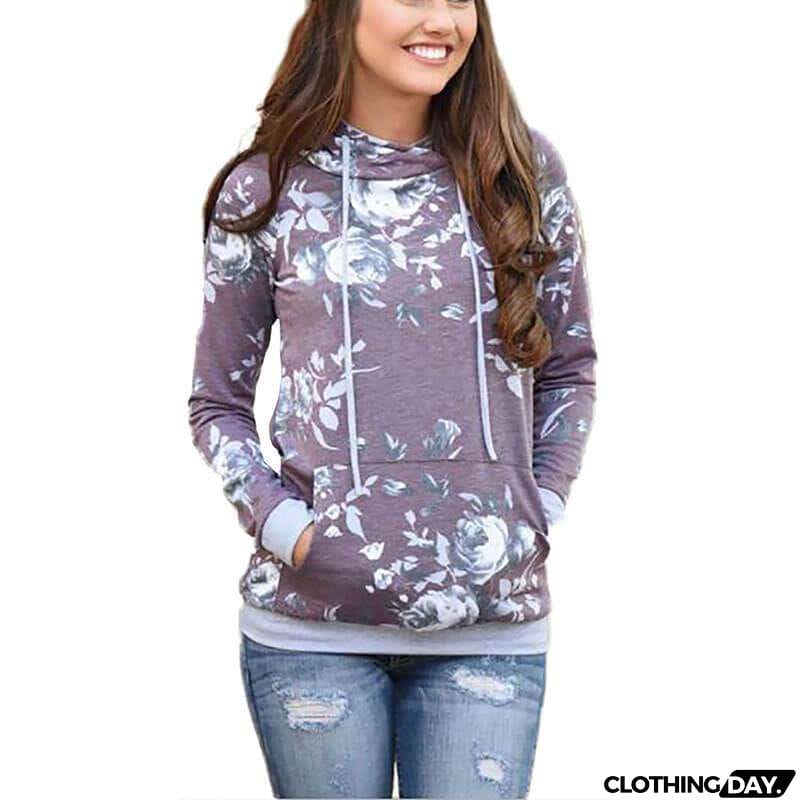 Layla - Baseball Hoodie Sweatshirt