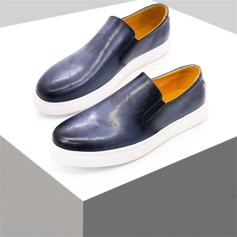 Men's Leather Comfort Flat Loafers DANRRIO.COM DANRRIO