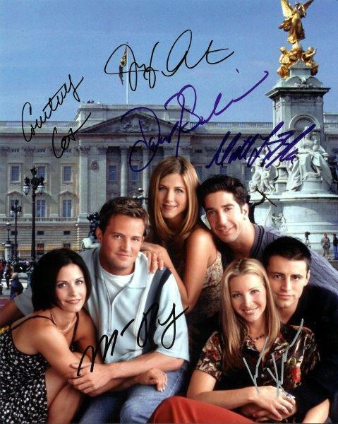 REPRINT - FRIENDS Cast Autographed Signed 8 x 10 Photo Poster painting Poster RP Man Cave