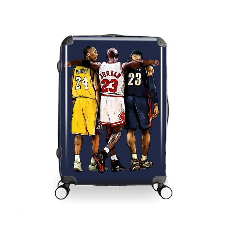 Kobe Michael Lebron James, Basketball Hardside Luggage