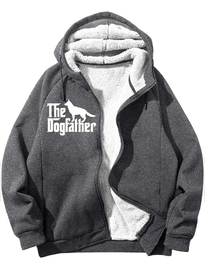 Men's  The DogFather Animal Hoodie Loose Casual Sweatshirt socialshop