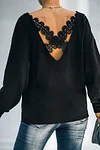 Antonella V-Neck Long Sleeve Sweater