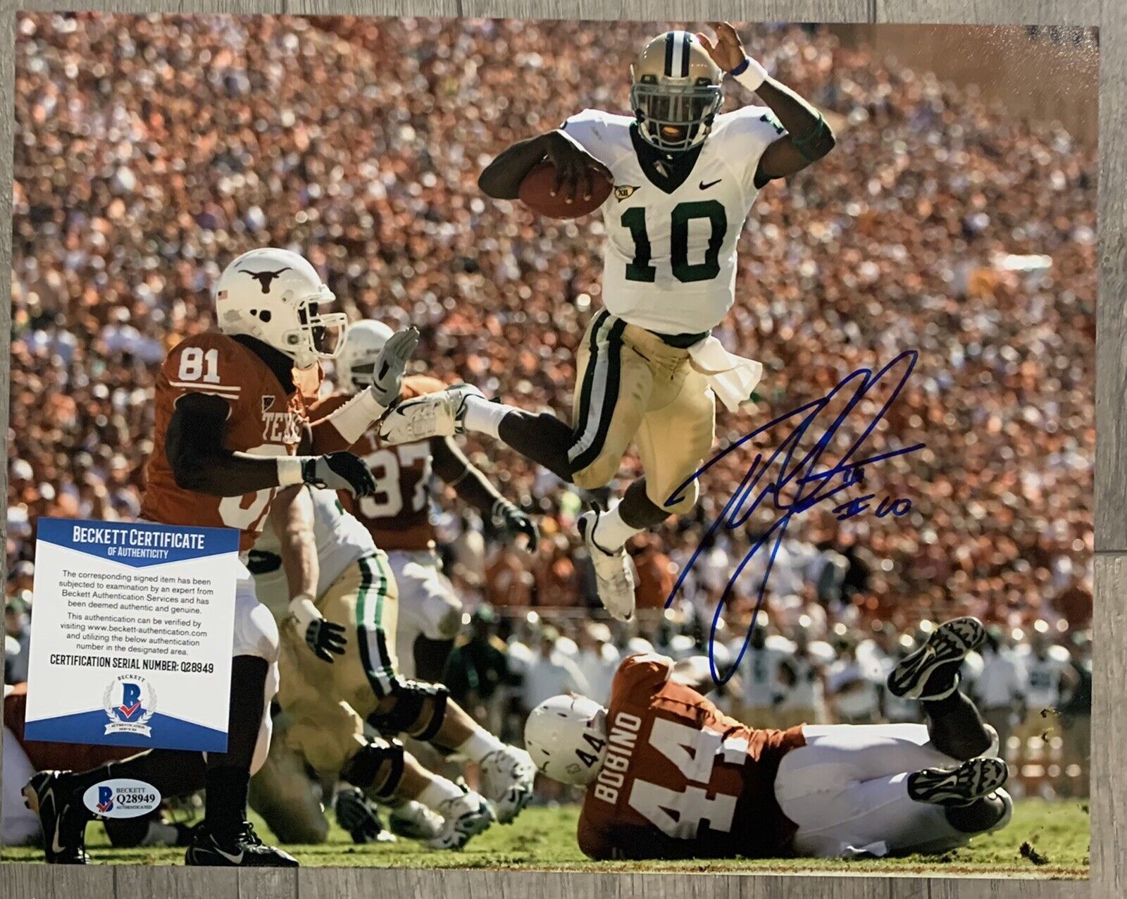 robert griffin iii signed autographed 8 x 10 Photo Poster painting beckett bas coa