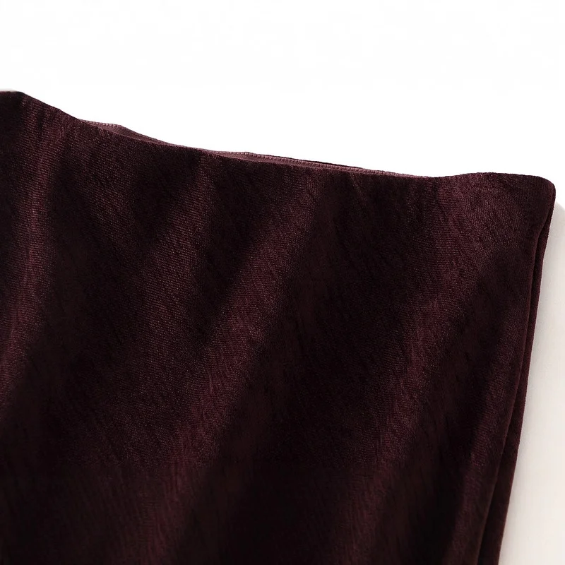 Nigikala Nigikala Fishtail Skirt Skirt Thick Autumn And Winter New High-Waist Thin Temperament A-Word Swing Dress 9852