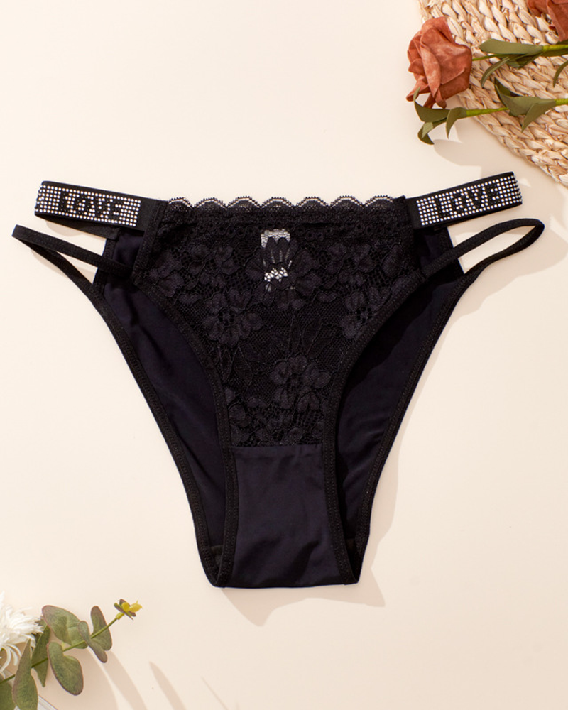 Sexy Multi-Layered Rhinestone Panties