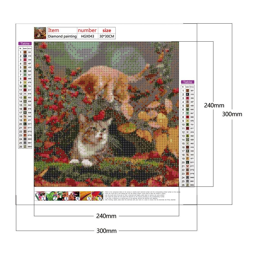 Diamond Painting - Full Round - Cute Cat