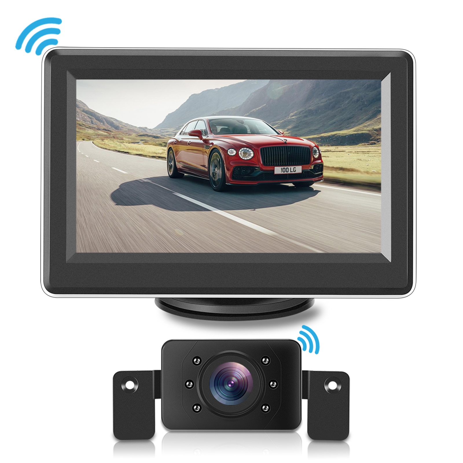 VECLESUS Backup Camera WM1 4.3 Inch Digital Wireless Rear View Camera System  GING