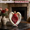 3D Angel Wing Flower Mould Silicone Wave Spiral Candle Mould Reusable Easy To Demold for Candles Soaps Crafts DIY Home Decor (Swirl Scroll)