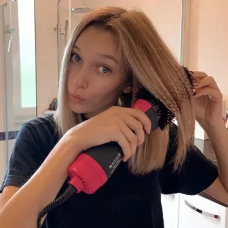 2 in 1 Hair Dryer and Electric Hair Brush