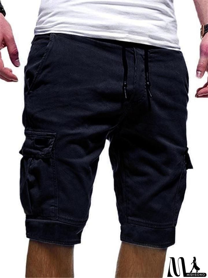 MidiSono - Men's Casual Cargo Shorts for Summer