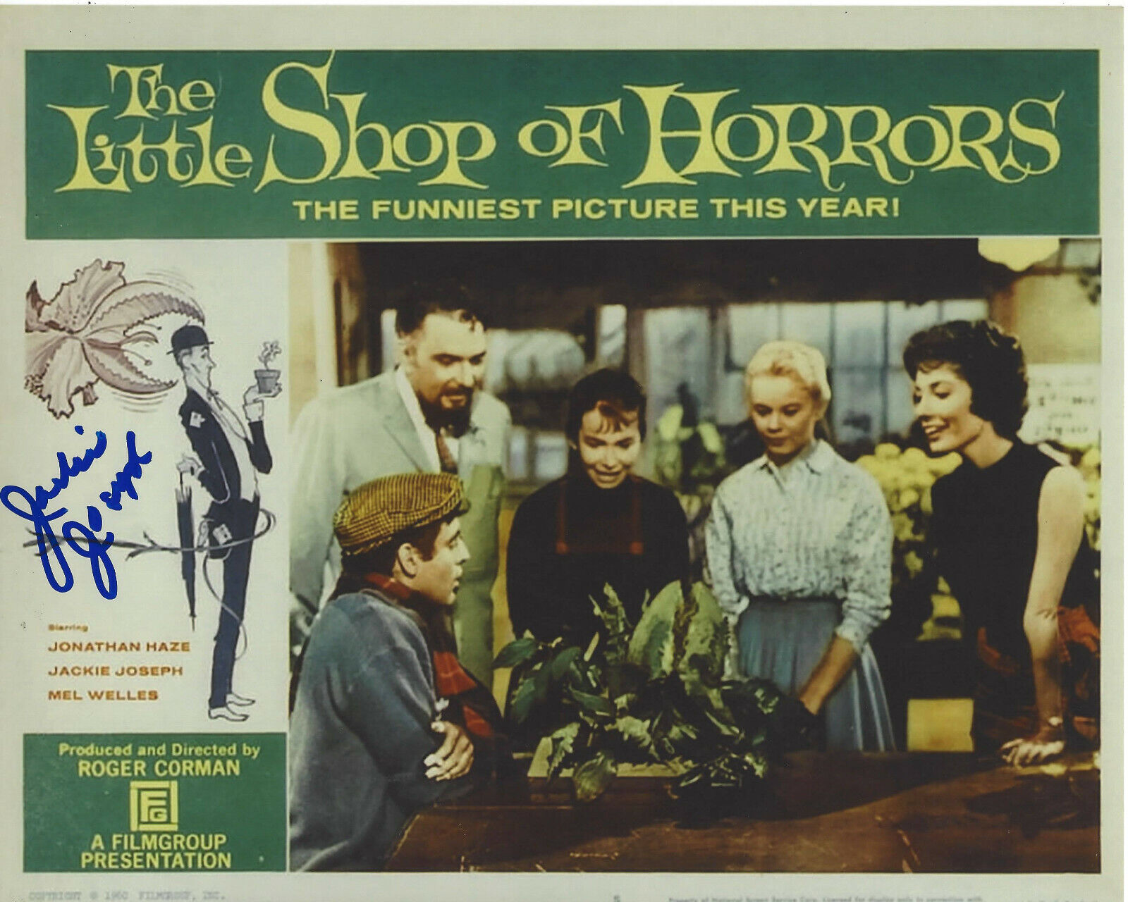 ACTRESS JACKIE JOSEPH SIGNED 'THE LITTLE SHOP OF HORRORS' 8X10 Photo Poster painting F COA PROOF