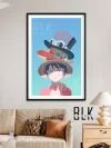 Wearing Hats Monkey D. Luffy Decorative Painting & Fridge Magnet - ONE PIECE - BLK Studio