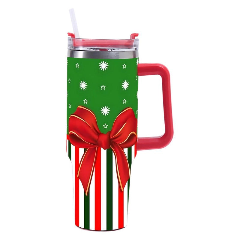 Christmas Cute Santa Claus Snowman Elk 201 Stainless Steel 304 Stainless Steel Thermos Cup 1 Piece