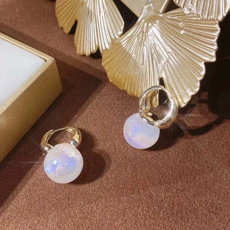 1 Pair Fashion Heart Shape Flower Bow Knot Inlay Copper Alloy Artificial Pearls Zircon Earrings