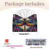 Dragonfly DIY PULeather Diamond Painting Tissue Box for Adults Beginners Decorative Diamond Art Paper Storage Holder for Living Room Bedroom Bathroom Table Decor