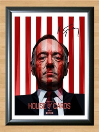 House of Cards Kevin Spacey S3 Signed Autographed Photo Poster painting Print Memorabilia A2 16.5x23.4