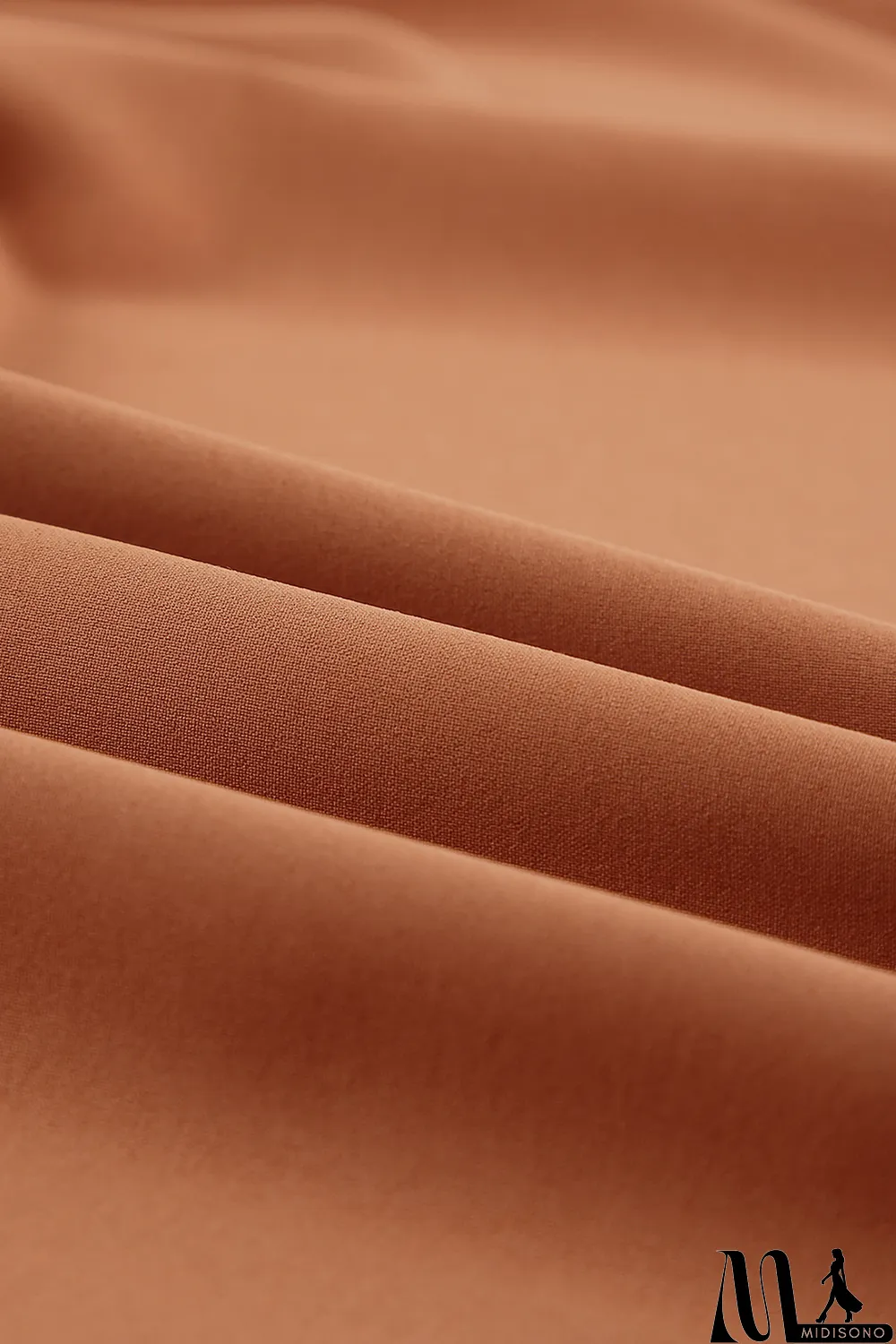 MidiSono - Brown Square Neck Half Sleeve High Low Mini Dress