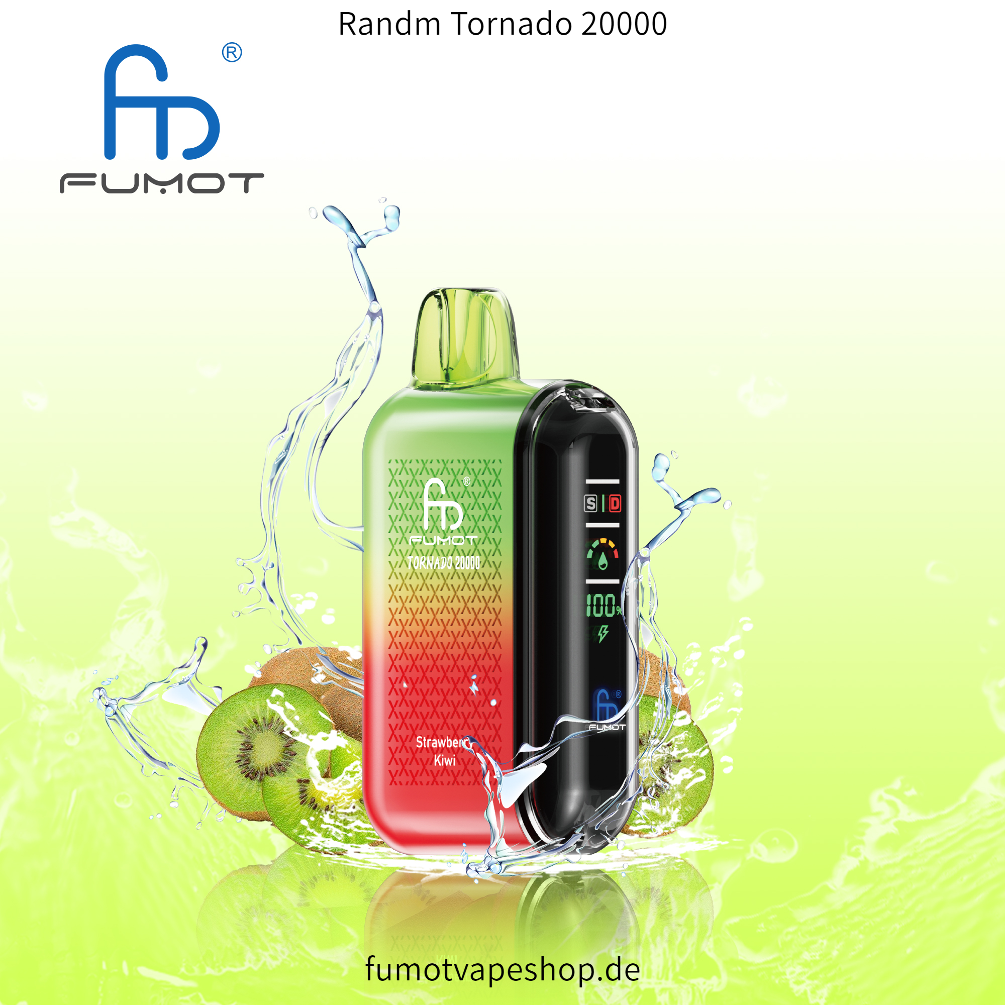 Randm Tornado 20000 Erdbeer-Kiwi  fumotvapeshop