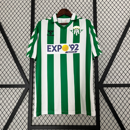 Retro Real Betis 88/89 Home Football Shirt Thai Quality